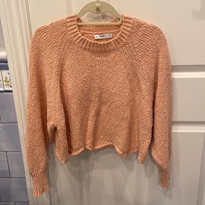 NEVER WORN ZARA Knit Pink Sweater
